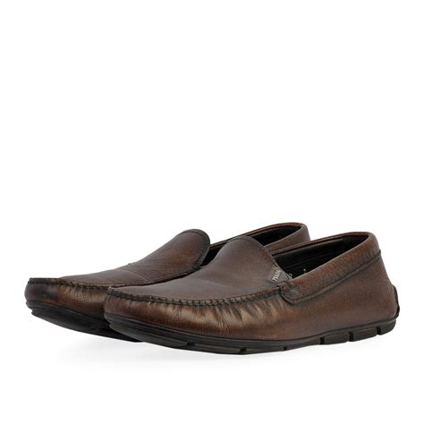 men prada loafers|Prada men's moccasins.